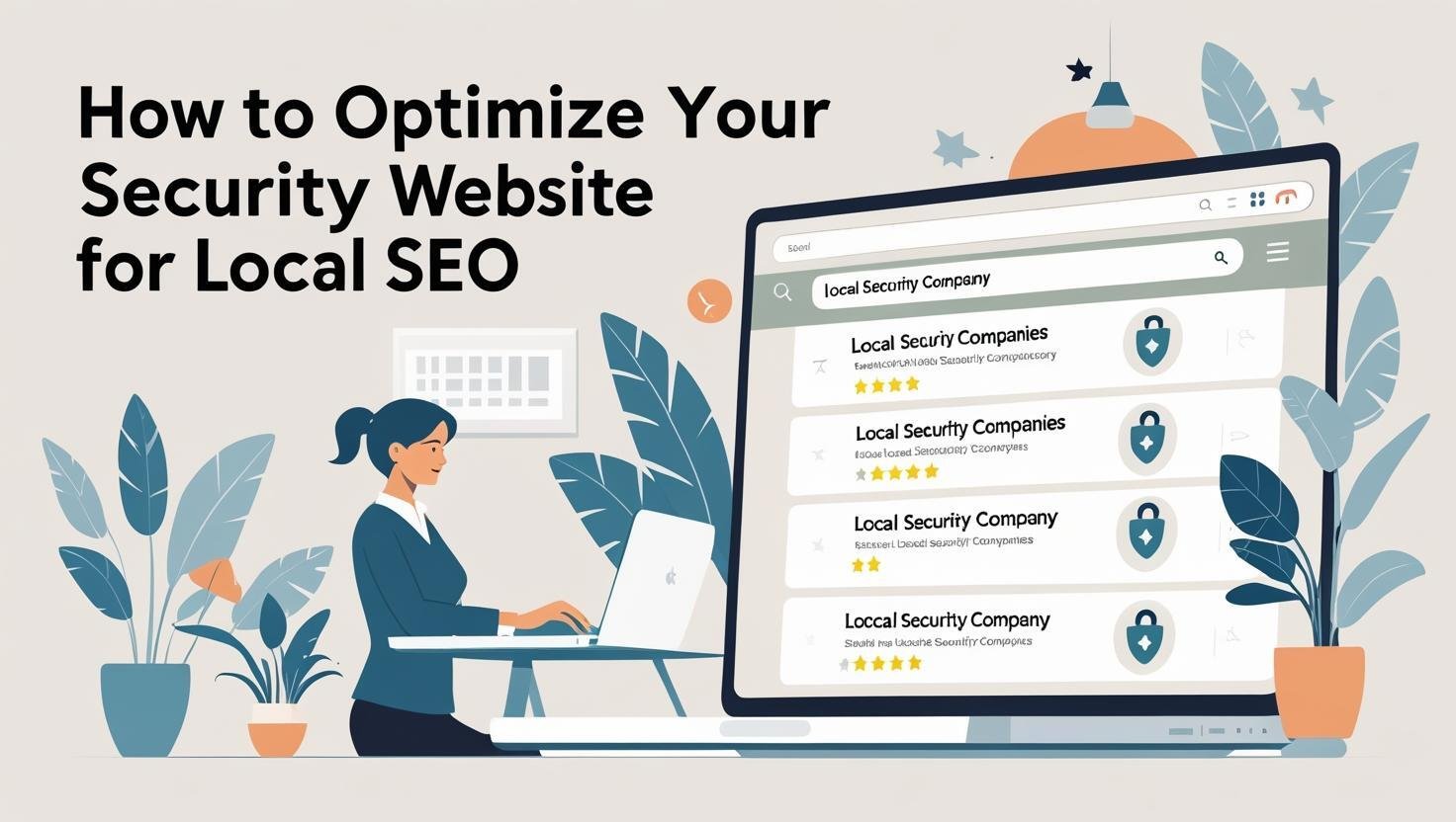 Optimize Your Security Website for Local SEO