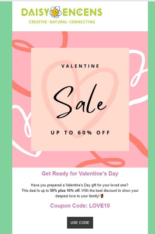 Valentines Day Email Marketing