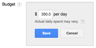 Adwords - Set Daily Budget