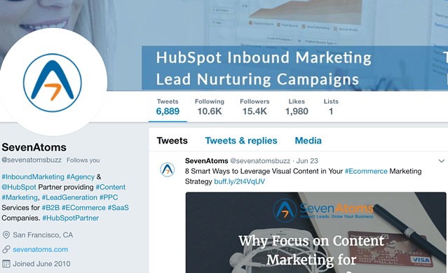 Content Marketing - Maintain Social Media Presence