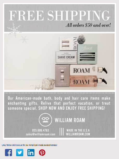 Holiday Email Marketing - William Roam