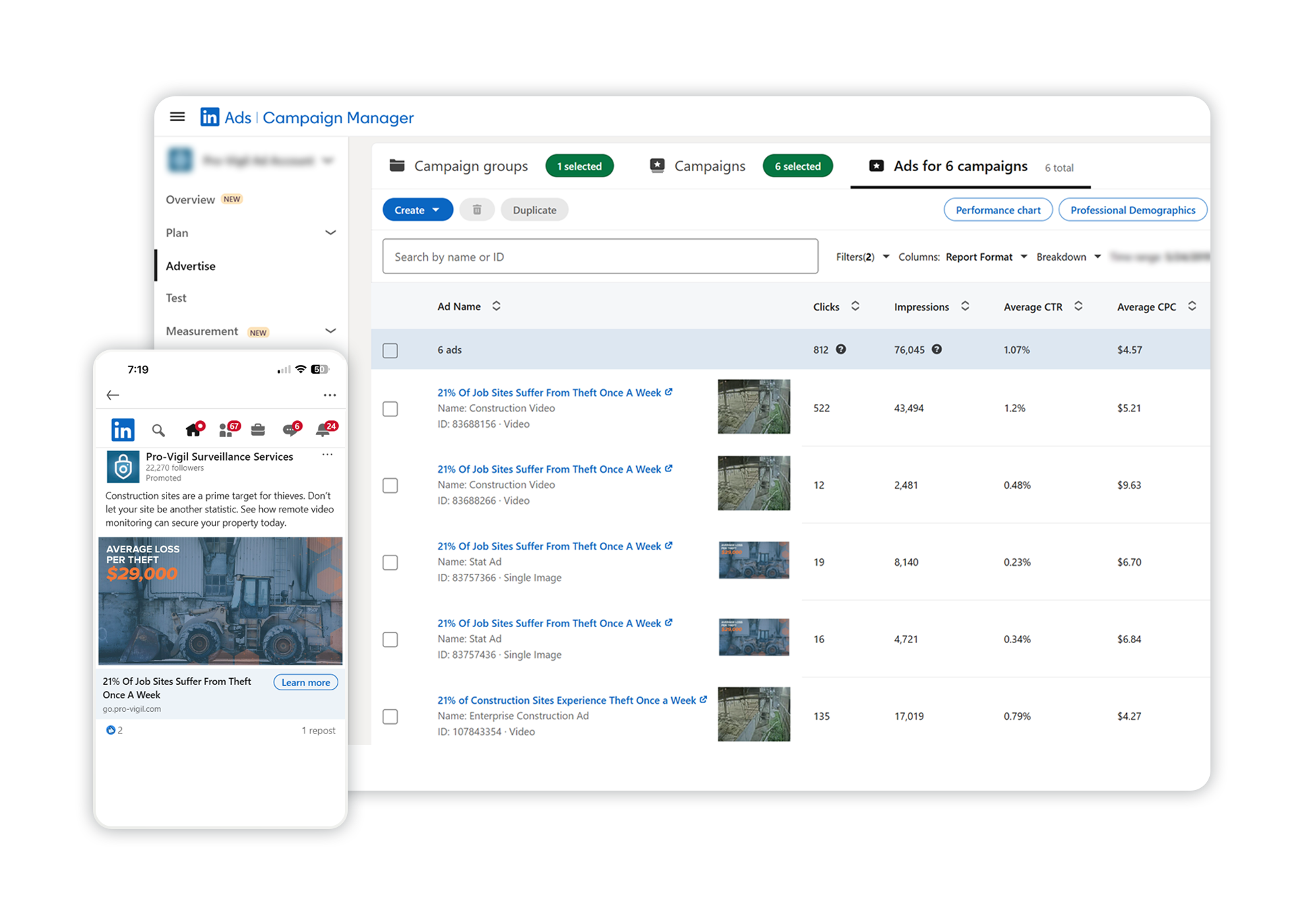 Construction Social Media Ads