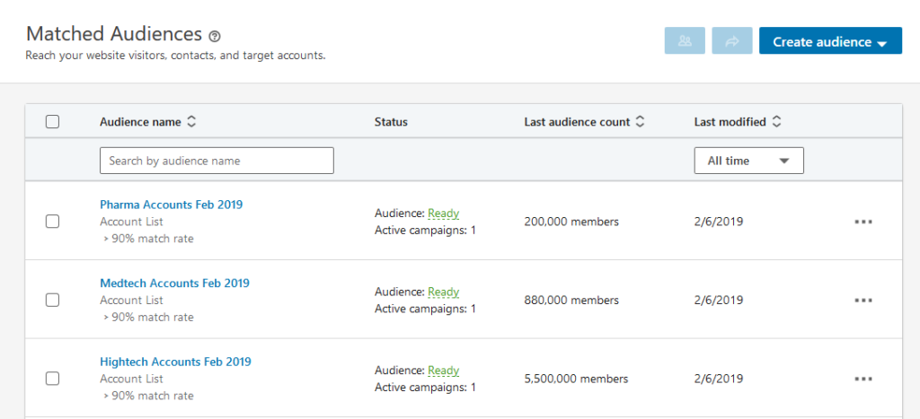 LinkedIn Add Your Target Accounts