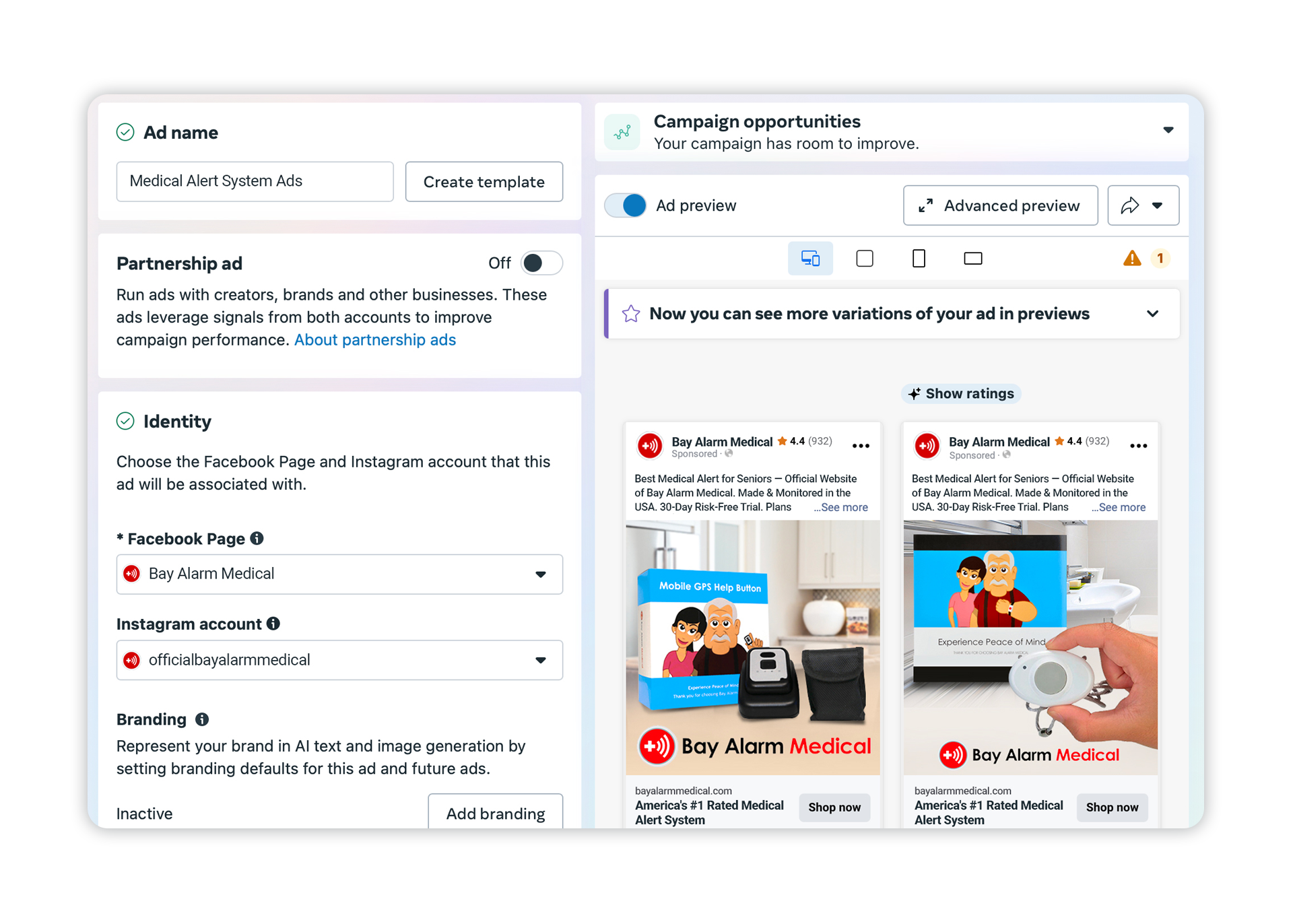 Medical Device Meta Ads