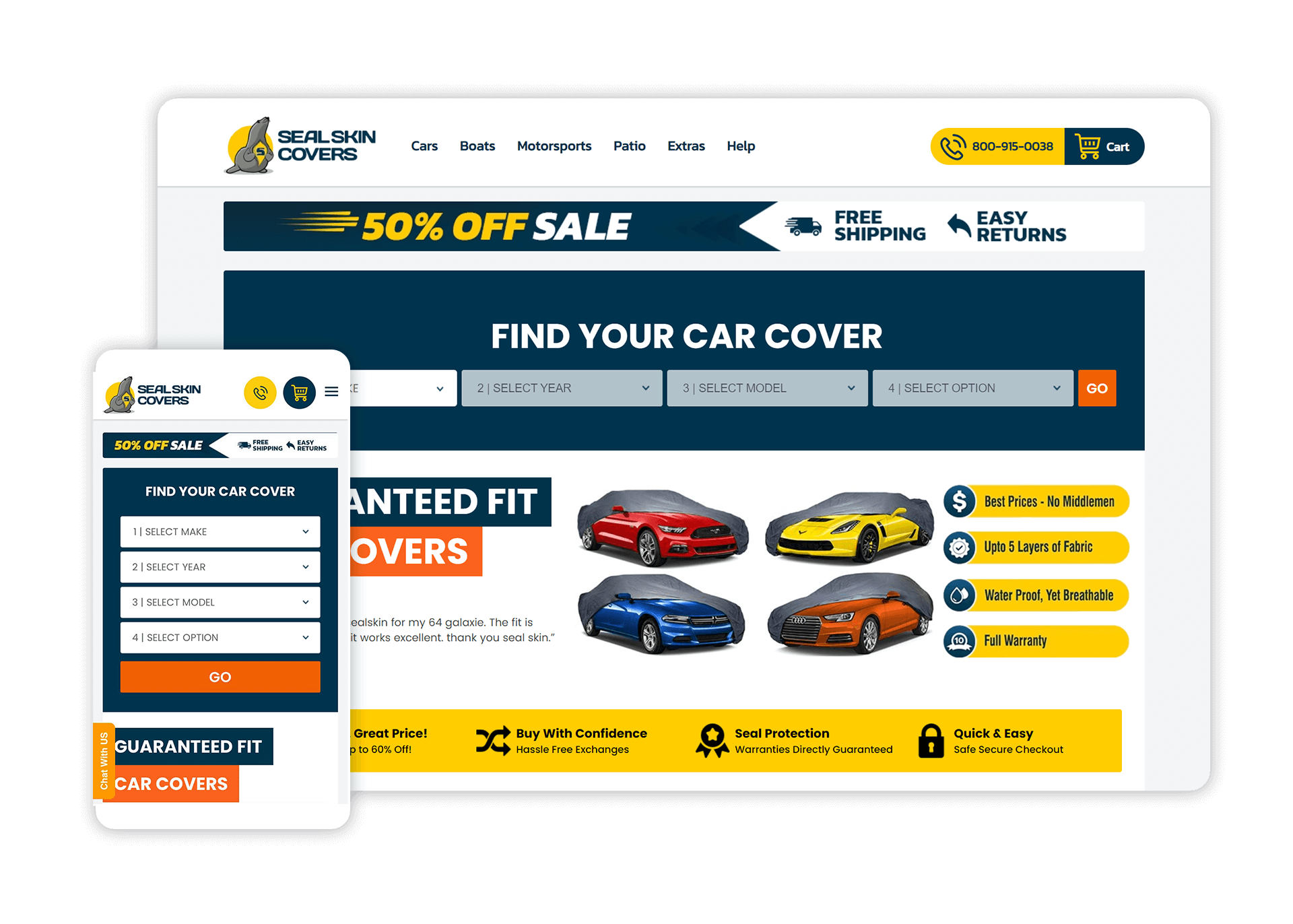 offroad brands landing pages