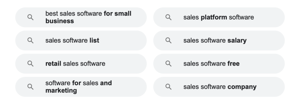 related searches seo