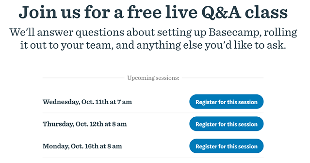 SaaS Marketers - Offer free training