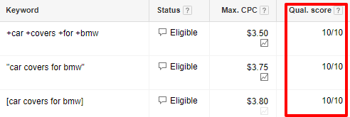 single keyword ad groups (SKAG)