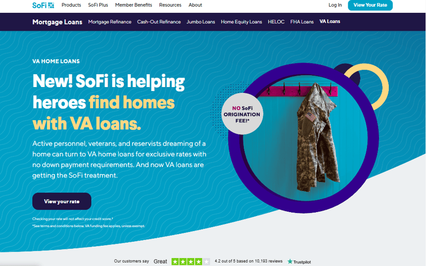 SoFI uses visual imagery to increase discoverability and engagement.